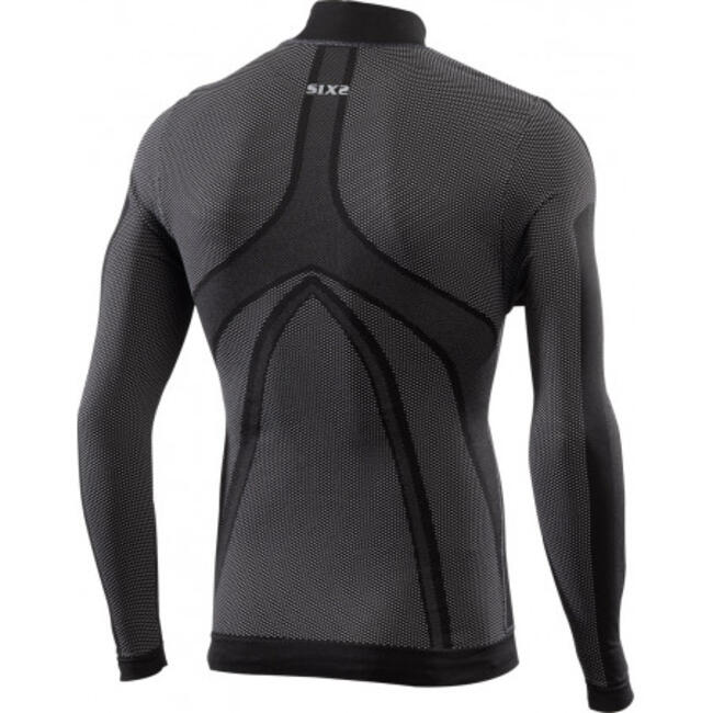 Maglia Termica Moto Black Carbon Six2 Unisex